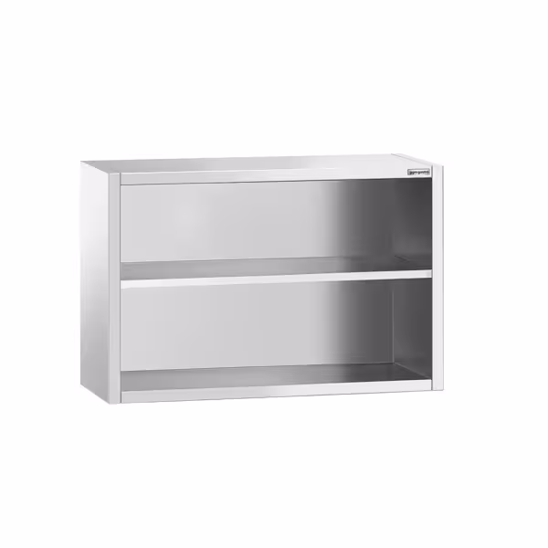 Väggskåp i rostfritt stål PREMIUM - 1000x400 mm - utan skjutdörr - 800 mm hög