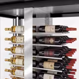 Cave para vinhos panorâmica Profissional - Aço pintado - 1 zona de temperatura - 450 litros - até 104 garrafas