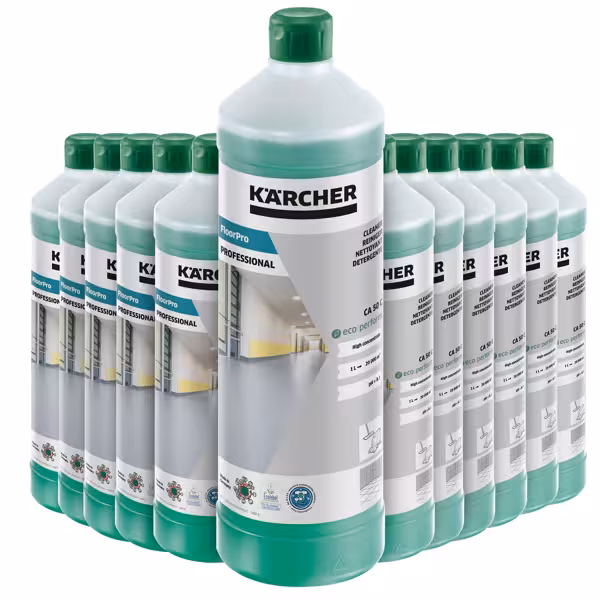 (12 pieces) Kärcher | FloorPro Cleaner CA 50 C eco!perform - 1 liter