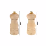(6 stuks) PEUGEOT | CLERMONT - Zout- & pepermolens - Natuurlijk hout - Hoogte: 130mm