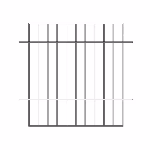Vertical Divider Grid - Height: 432mm - for FEI Series