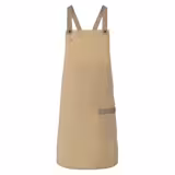 (6 pieces) KARLOWSKY | Urban Look Chef Bib Apron – Pebble Grey - Cross-Back - 700×850 mm