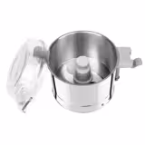 Compacte groentesnijmachine - 735W - incl. 4 snijschijven - RVS