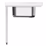 Tavolo di ingresso - 800mm - Montaggio sinistra - con 1 vasca - per DSHI1080WD
