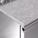 Saladette ECO - 903mm - 4 Schubladen - mit Edelstahlaufsatz für 5x GN 1/6