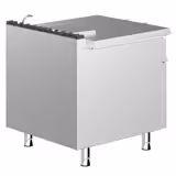 Poêle basculante électrique - 80 litres - 12 kW - avec volant manuel et raccordement d’eau