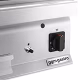 Grătar pe gaz cu piatră vulcanică (10,6 kW) - cu grill care se înclină