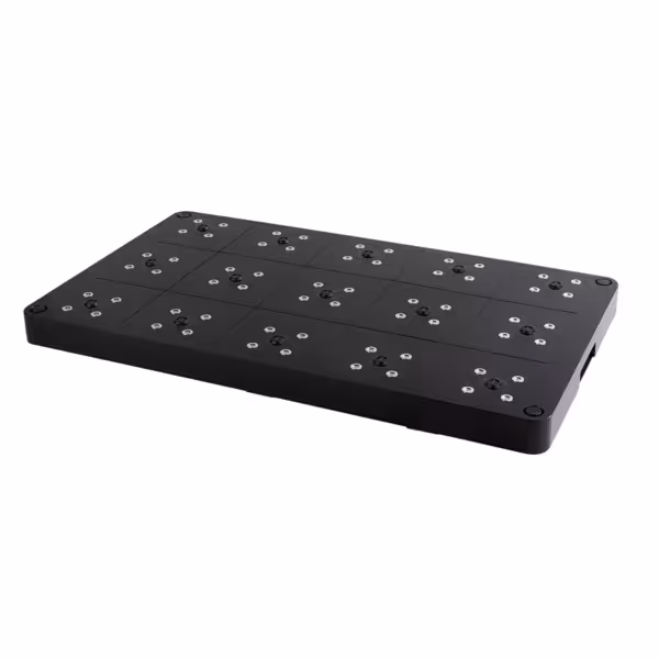 Station de charge (15 ports) - ABS plastique - 750x430x50mm - Noir - incl. prise secteur, 2 télécommandes avec piles