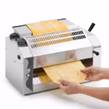 Formator aluat pizza / Aparat de întins aluat profesional - pentru pizza și paste - lățime max. 520 mm - grosime 0–10 mm