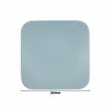 (6 Stück) SELTMANN WEIDEN | Coupe Teller - flach eckig - 260x260mm - Türkis