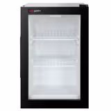 Minibar koelkast - glazen deur - 440mm - 62 liter - met 1 glazen deur - zwart