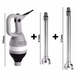 Stabmixer inkl. Mixstab 350 & 450mm - 750 Watt - Geschwindigkeit stufenlos regelbar