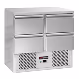 Koelwerkbank ECO - 900x700mm - 240 liter - met 4 laden