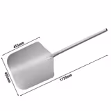 Commercial Pizza Peel - Aluminium - Rectangular 405 x 455 mm – 1,730 mm – Extra-light, Heat-resistant