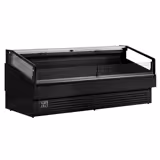 Îlot réfrigéré - 2580x1063mm - 340 L - Vitré - Libre-service - Noir