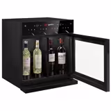 Dispensador de vino - 2 zonas climáticas - refrigerado - para 4 botellas de vino