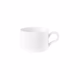 (6 pcs) SELTMANN WEIDEN | Coffee Cup Set – BLUES Series – White Porcelain – 180 ml