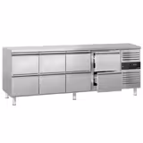 Koelwerkbank ECO - 2230x700mm - met 8 laden