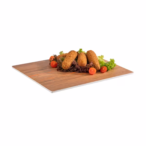 (6 pieces) GN Tray 1/2 - CRAZY WOOD - Melamine - Height: 10mm