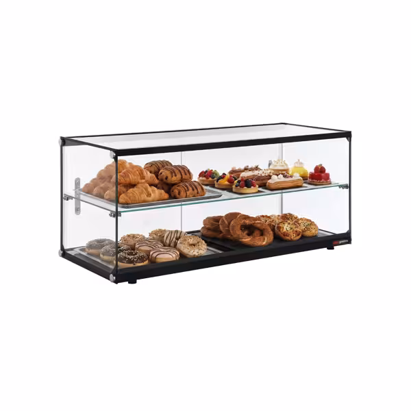 Commercial Countertop Showcase – Neutral – Tempered Glass – 950 mm