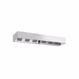 Cappa cubica professionale - 4000mm - con filtri a labirinto e plafoniera LED
