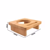 Kookpanhouder - hout - Ø 100mm - 180x180x61mm - voor 1 pan - passend voor SMTK100O