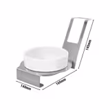 (3 pz) Porta mestolo - Rotondo - Acciaio inox - Ø140mm; H145mm