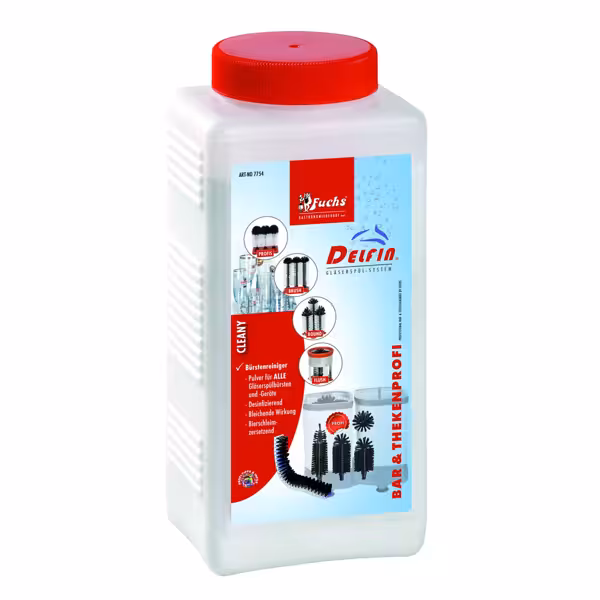 (6 pezzi) FUCHS | Pulitore per spazzole DELFIN® per spazzole DELFIN® TS - 1000 grammi