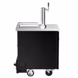 Sörhűtő csappal - 1 x 50 literes hordóhoz - 600x780 mm - 1 ajtó