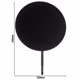 Panneau - VALO - Métal - Ø250mm - compatible avec 14030 - Noir
