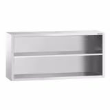 Dulap de perete din oțel inoxidabil PREMIUM - 1800x400mm - fără ușă glisantă - 800mm înălțime