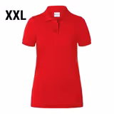KARLOWSKY | Damen Workwear Poloshirt Basic - Rot - Größe: XXL