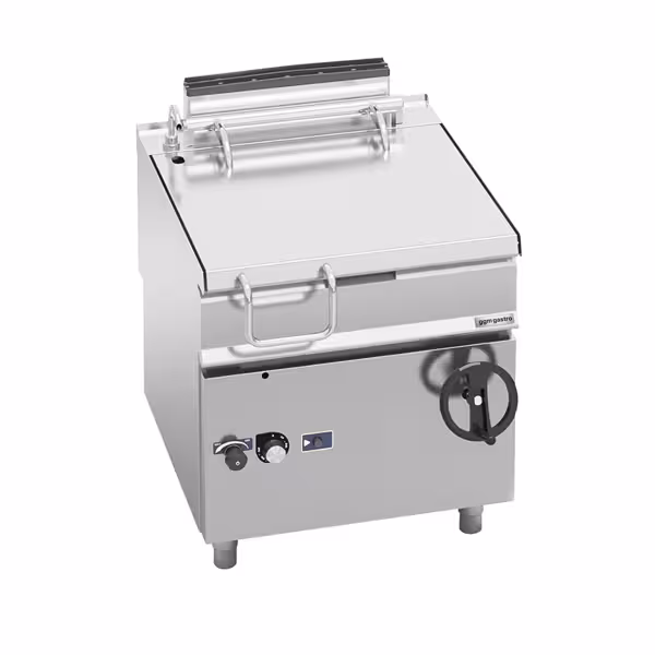 Kantelbare braadpan PAOLO 900 - gas - 80L - 20kW - elektrische kanteling - 900