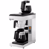 Filter coffee maker - 1.8 liters - 2.39 kW - with 2 hot plates & thermokinetics - incl. 2 glass jugs