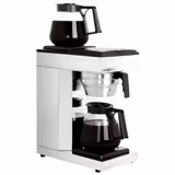 Máquina de café com filtro - 2x 1,8L - 2,39 kW - com 2 placas térmicas & termoindicação - incl. 2 jarras de cafeteira