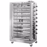 Gas Hähnchengrill - 47,2 kW - mit 15 Spießen für bis zu 90 Hähnchen