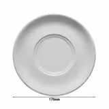 (12 st) ENTITY - Kaffefat - Fyrkantig - 170x170 mm - Vit