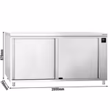 PREMIUM verwarmingskast - 2000x700mm - met doorgang & schuifdeuren - Digitaal