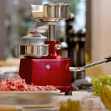 Hamburguesera manual - Ø 130 mm - Rojo
