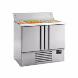 Saladette PREMIUM PLUS - 978mm - 2 deuren - met RVS deksel voor 6x GN 1/3 & 3x GN 1/6