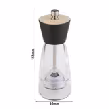 (6 Stück) Pfeffermühle - FRIDA - Acryl - Höhe: 155mm - Transparent