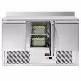 Masă frigorifică ECO - 1370x700mm - cu 3 uși - cu rebord