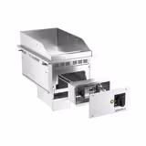 Plancha électrique - plaque acier - 4,5 kW - Lisse - Surface de cuisson : 344x484mm