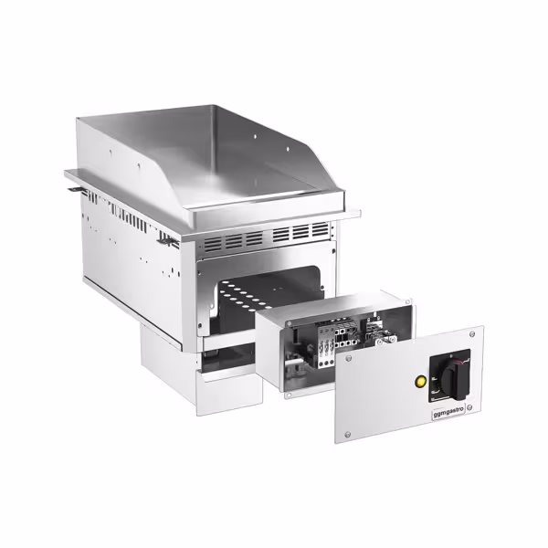 Elektrische bakplaat - 4,5kW - Glad - Bakoppervlak: 344x484mm
