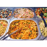 حمام مائي مدمج (Drop-in) - 1785 mm - 4,1 kW - 5x GN 1/1 - مع حاجز رذاذ زجاجي