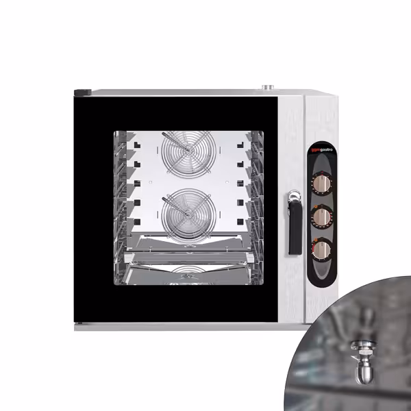 Elektrický kombinovaný konvektomat - manuální - 7x GN 1/1