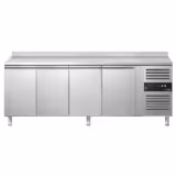 Rashladni pult ECO - 2230x700 mm - 553 l - Ventilirano hlađenje - s 4 vrata - Podignuti rub