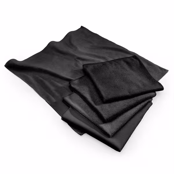 (10 pz) Panno in microfibra - 400x400mm - Nero