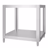 Supporto per forno pizza - 1130x890x1050mm - acciaio inox - compatibile con GEP4