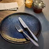 (12 pieces) WMF | Sara - stonewashed Dinner Knife – 225 mm - stonewashed - 18/10 stainless steel